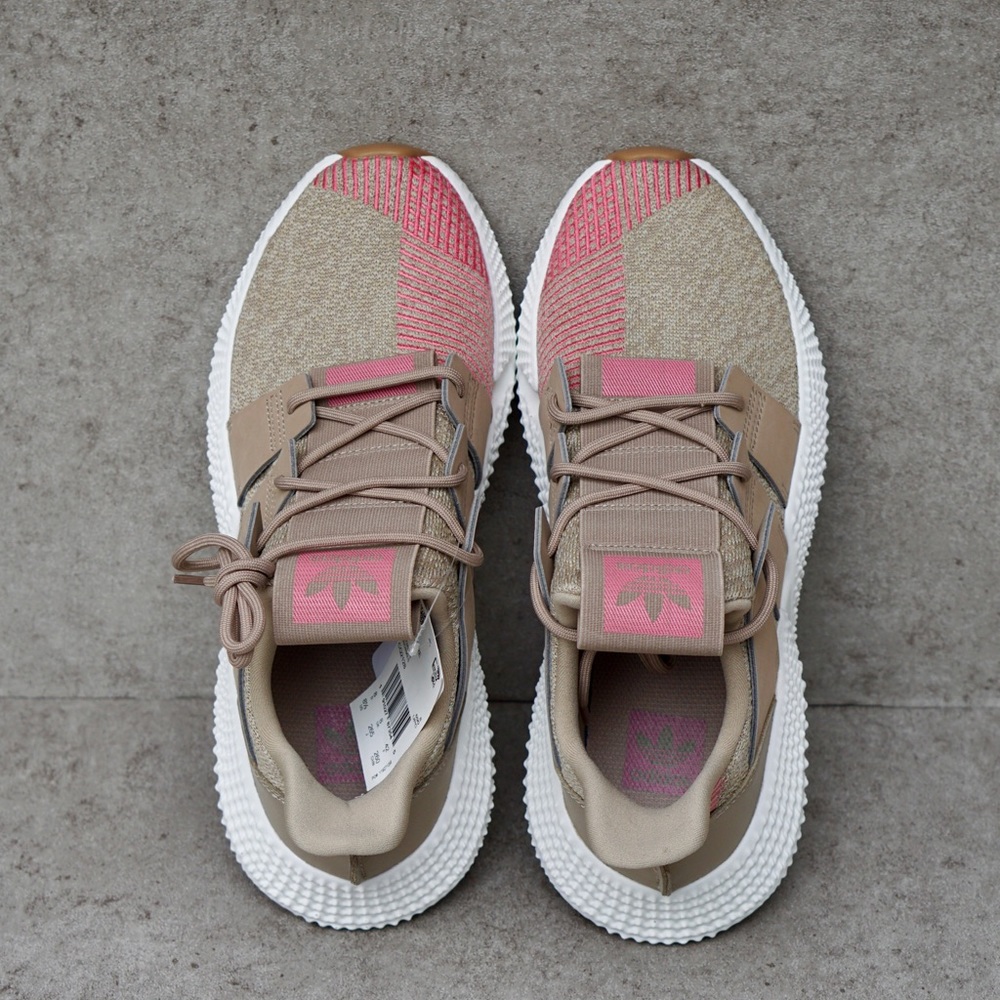 Adidas Prophere Men’s 8.5 / Women’s 9.5 Khaki/Pink - Picture 2 of 8